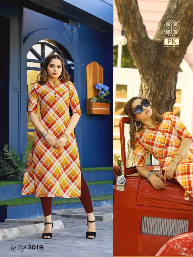 Aradhna Lifestyle 3 Heavy Rayon Casual Wear Kurti Collection